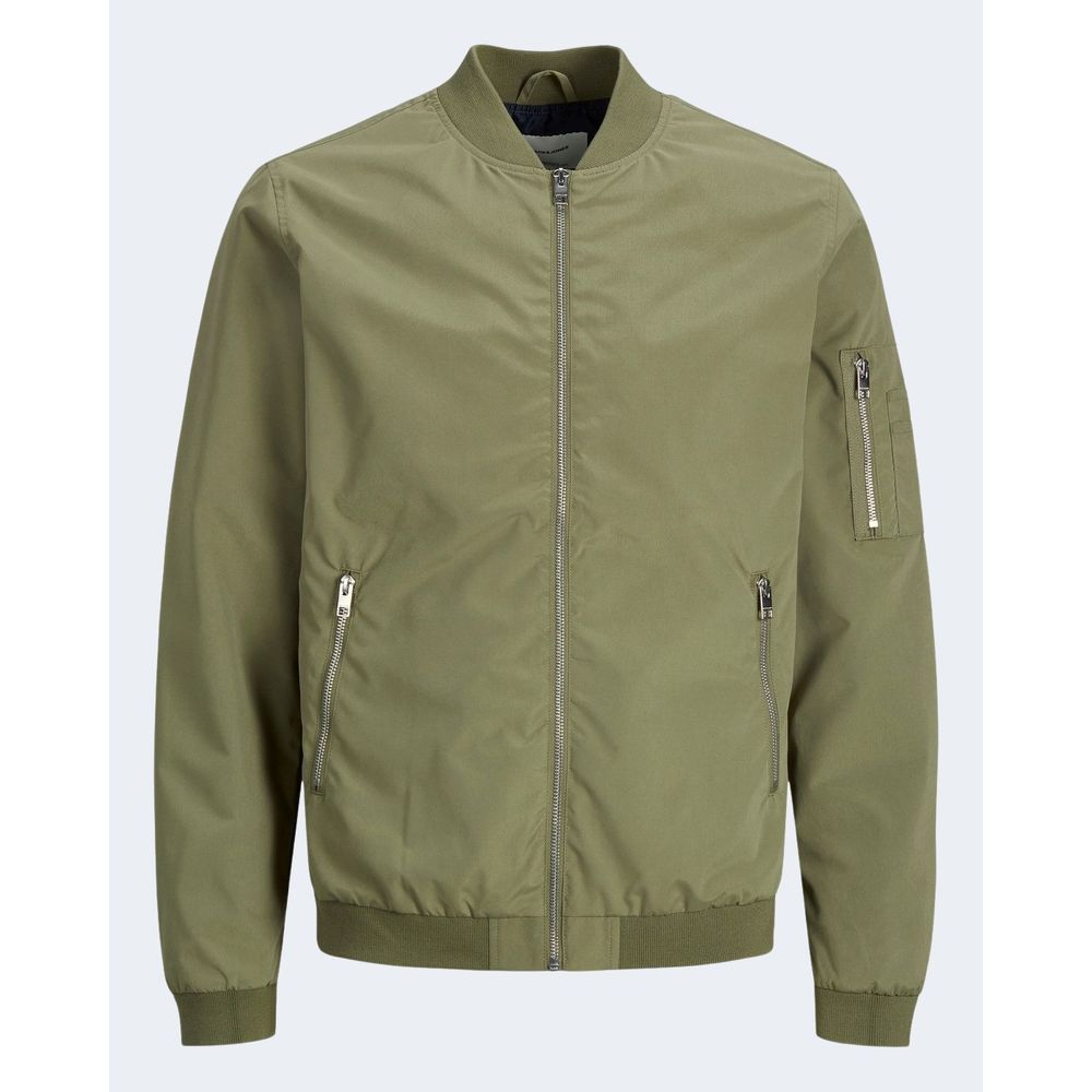 Jack Jones Green Polyester Jackets & Coat