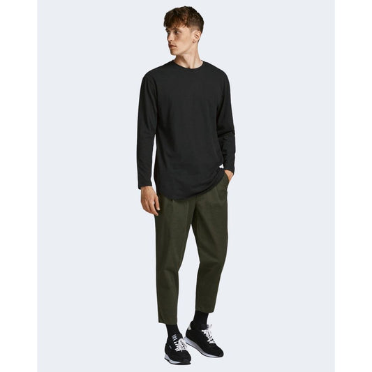 Jack Jones Black Cotton Long Sleeve