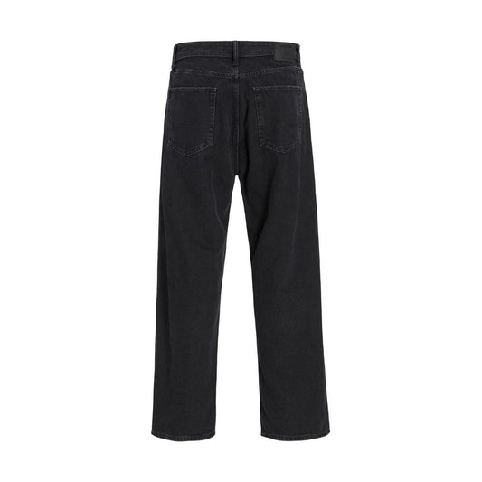 Jack Jones Black Cotton Relaxed Fit Jean