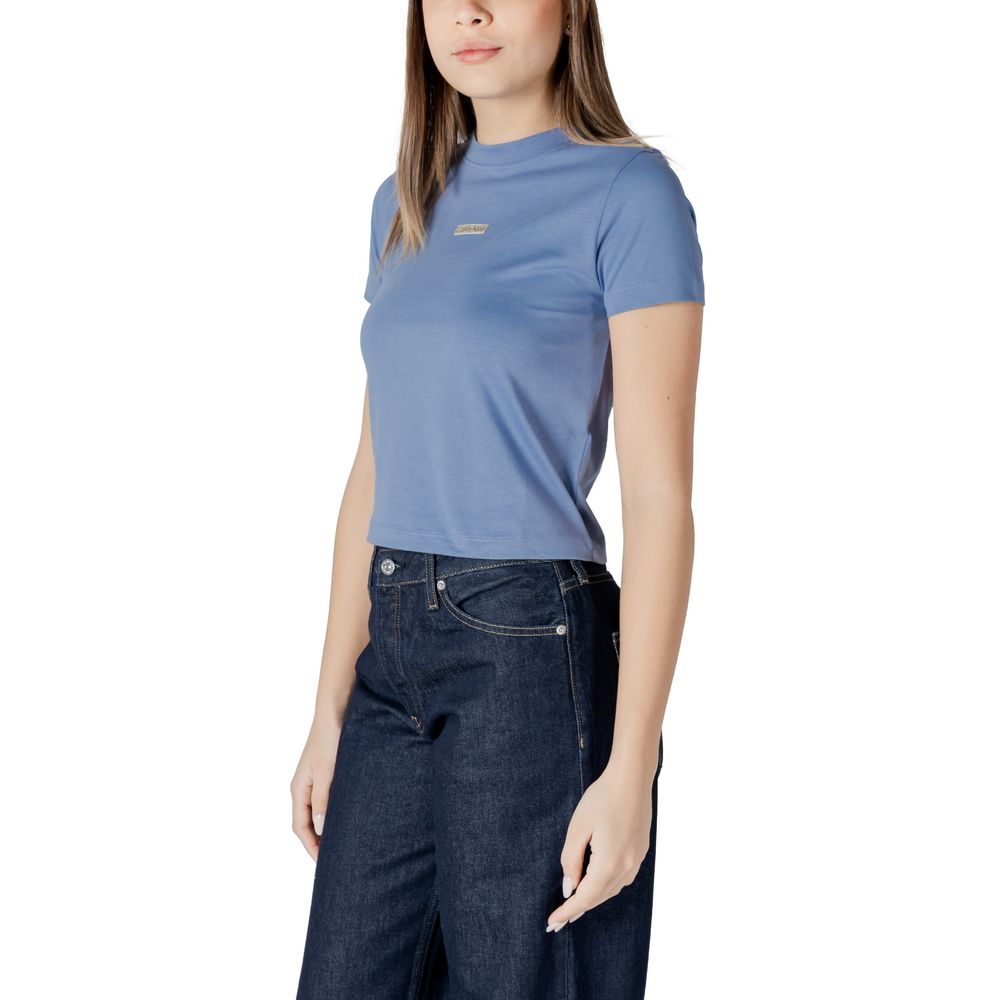 Calvin Klein Jeans Light Blue Recycled Cotton T-Shirt