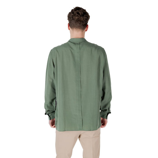 Antony Morato Green Lyocell Shirt
