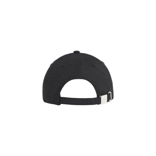 Calvin Klein Black Recycled Polyester Caps Baseball Hat