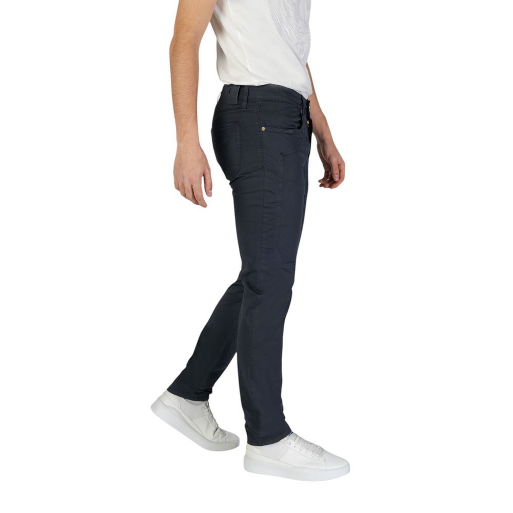 Jeckerson Blue Cotton Skinny Pant
