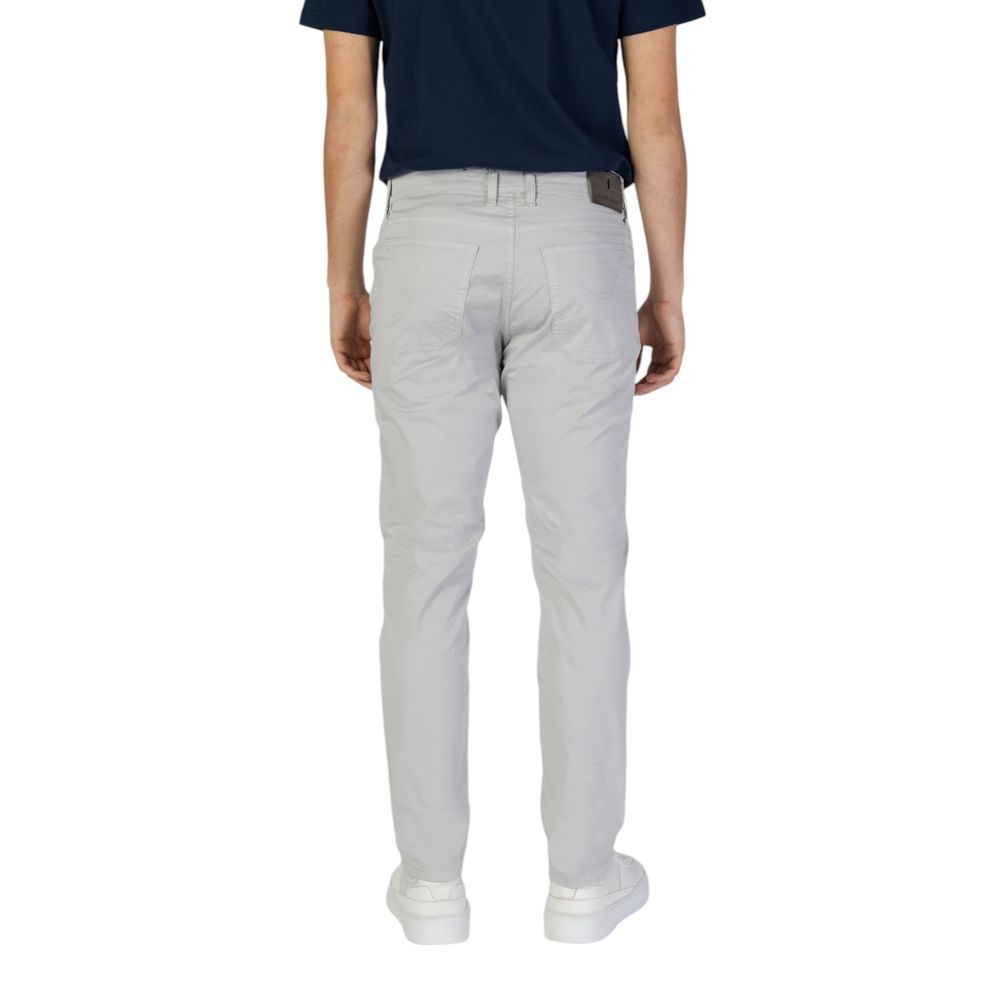 Jeckerson Gray Cotton Skinny Pant