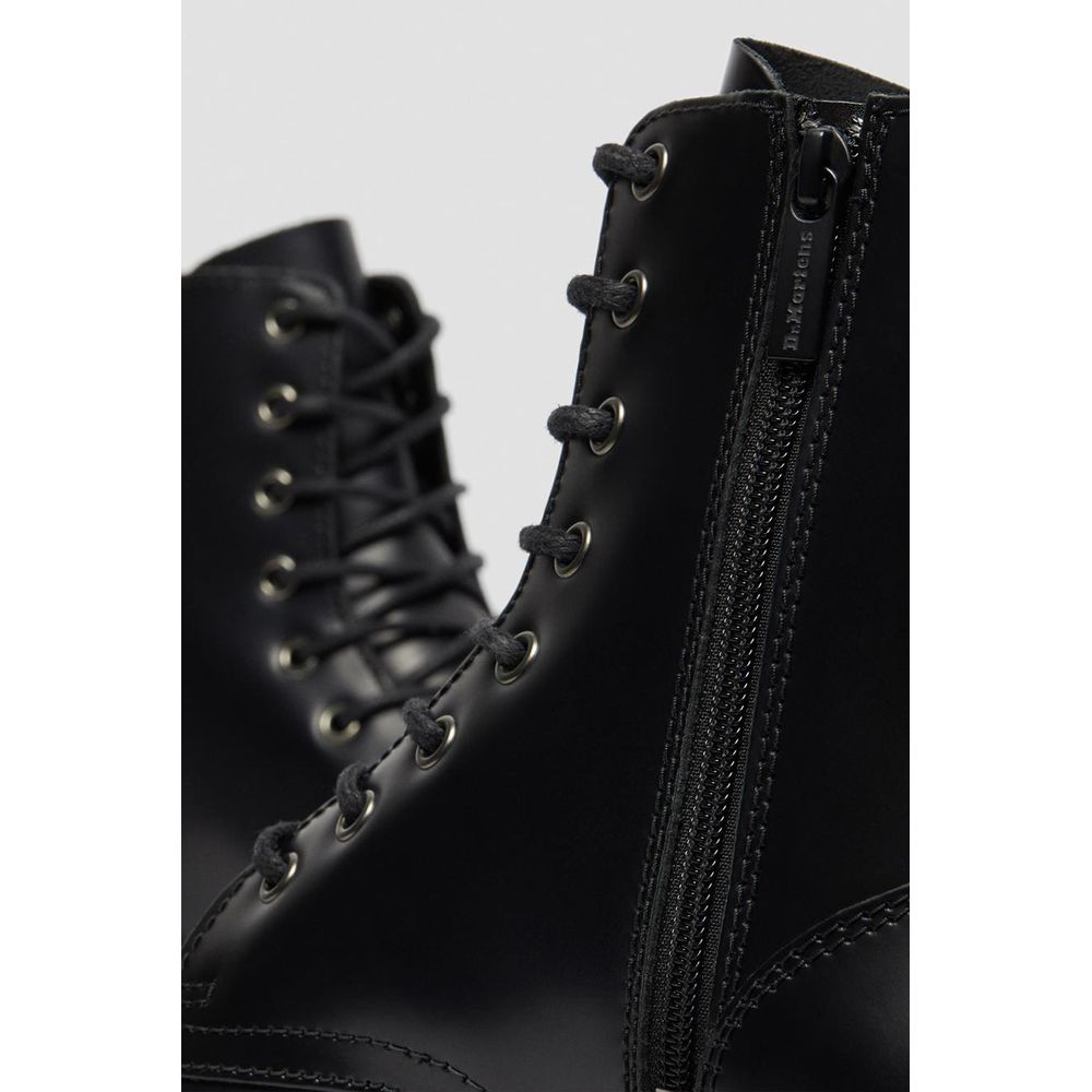 Dr. Martens Black Leather Ankle