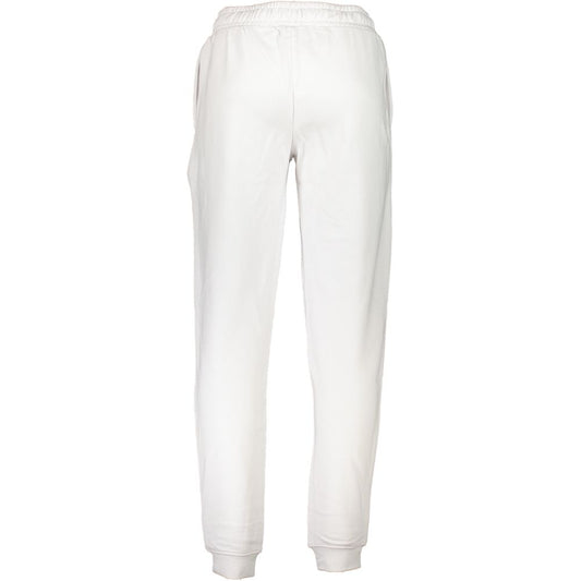 Cavalli Class White Cotton Pant