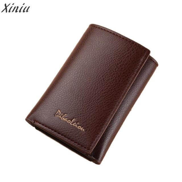 Monedero unisex de piel