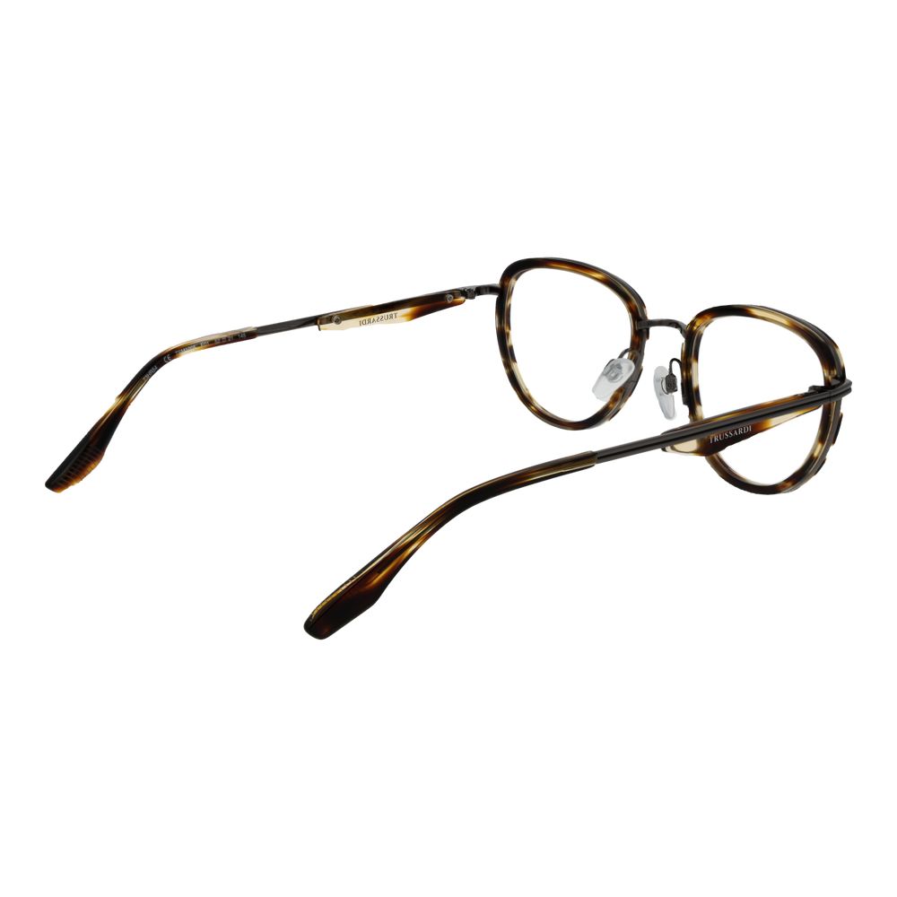 Trussardi Brown Men Glasses Frame
