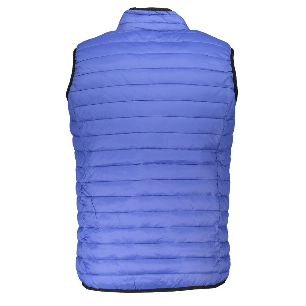 Gianmarco Venturi Blue Polyamide Sleveless Jacket