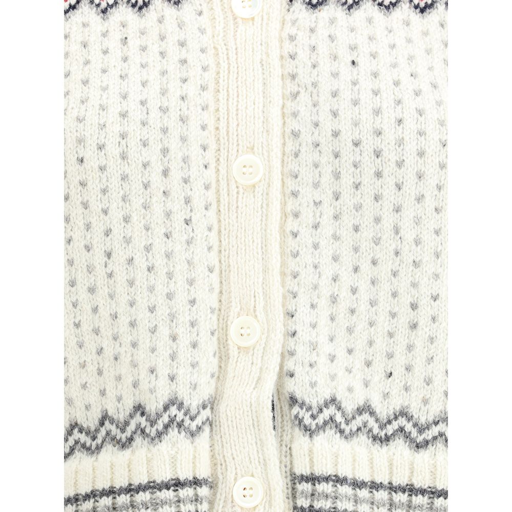 Thom Browne Wool and Mohair Cardigan