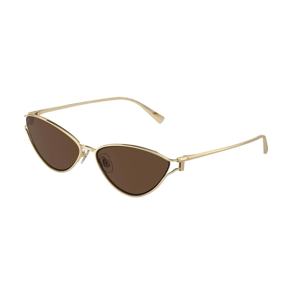 Gafas de sol TF3095 para mujer, con montura metálica de ojo de gato