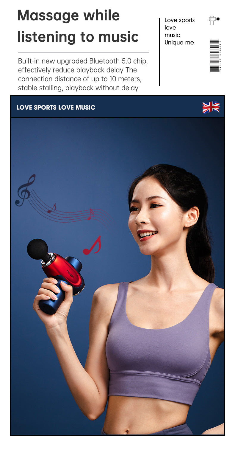 Masajeador muscular con pistola de fascia CP-F10, relajante muscular cervical, pistola menstrual eléctrica para piernas.