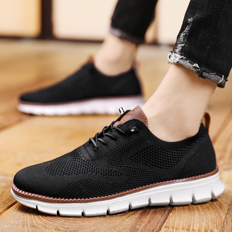 Zapatos casuales para hombre, antideslizantes, transpirables, con amortiguación