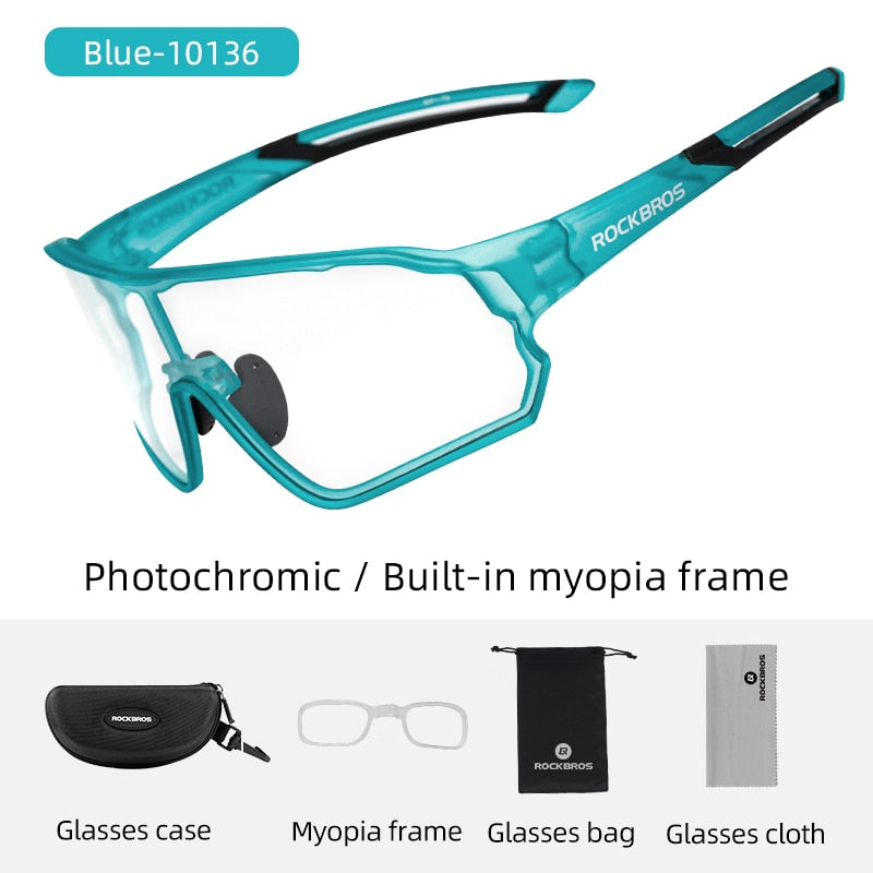Gafas de ciclismo UNISEX, antirreflejos, ligeras, para senderismo, con protección UV400