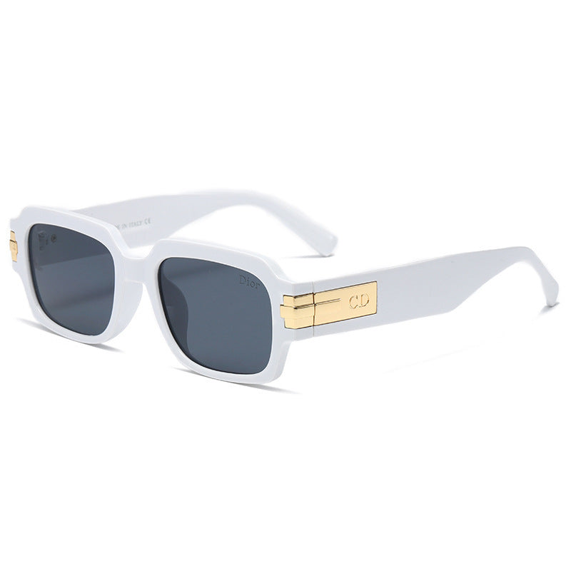 Gafas de sol cuadradas de montura pequeña de moda estilo cyberpunk