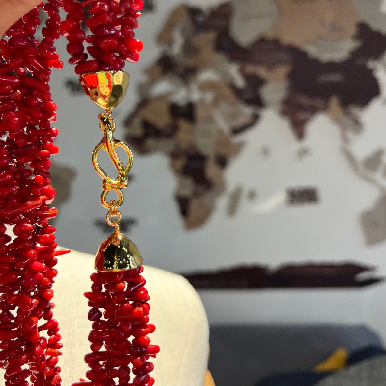 Palace retro fun multi-layer design neck chain necklace sweater chain