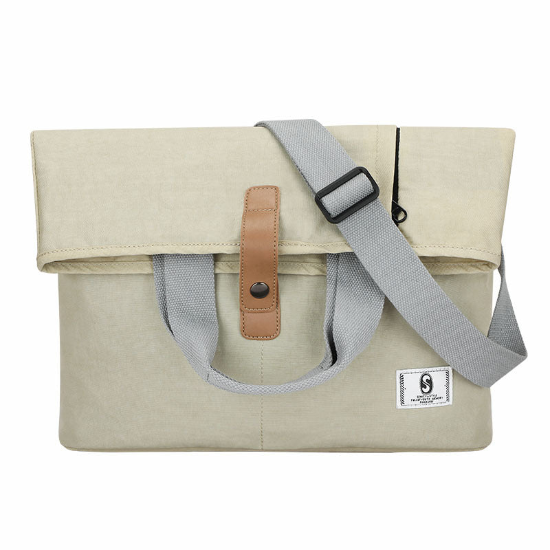 Bolso bandolera informal, nueva tendencia, bolso de hombro para hombre, bolso diagonal para tableta y ordenador.