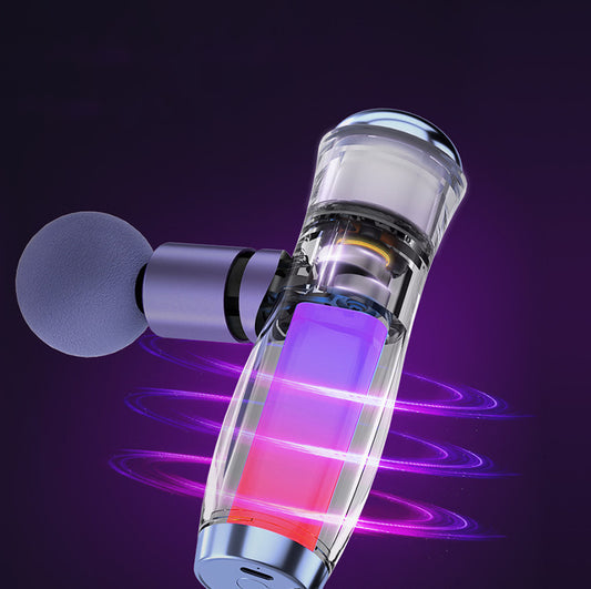 Masajeador de fascia Moyun, masajeador de relajación muscular, mini pistola de película para el cuello, pistola de masaje eléctrica