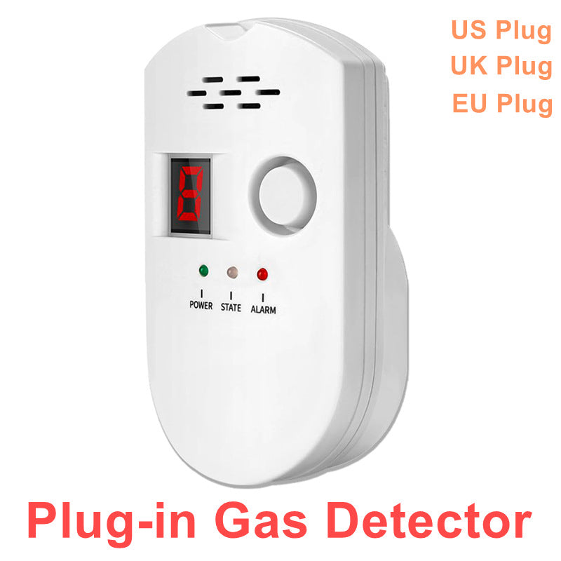 Detector de fugas de gas GLP con pantalla digital de 100 a 240 V