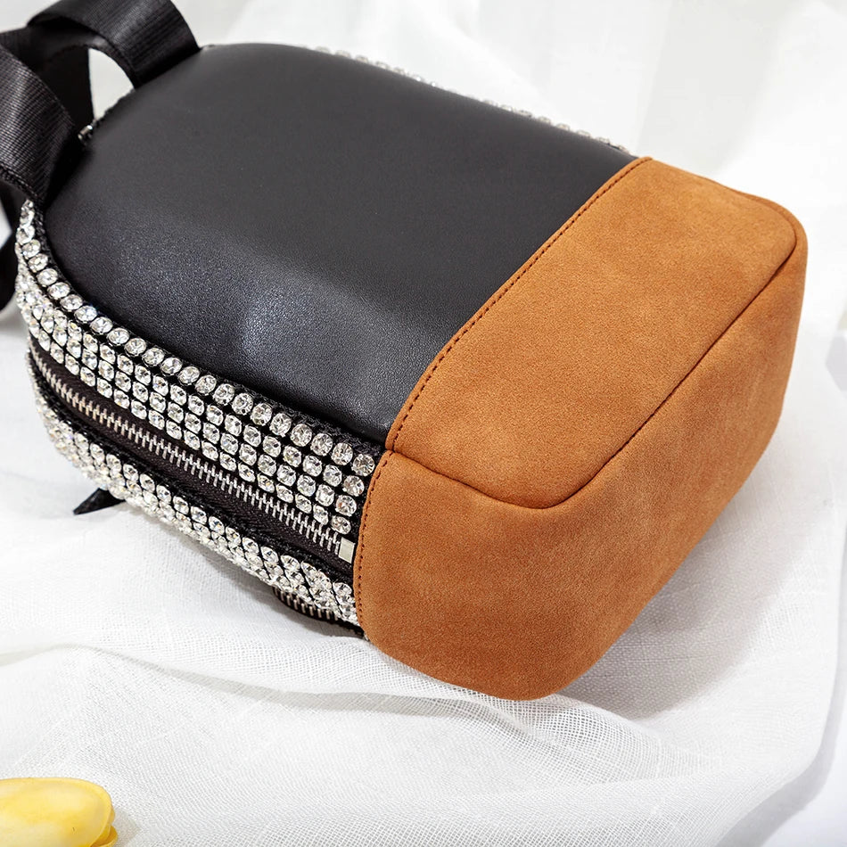 Bolsos cruzados con diamantes de imitación Kawaii