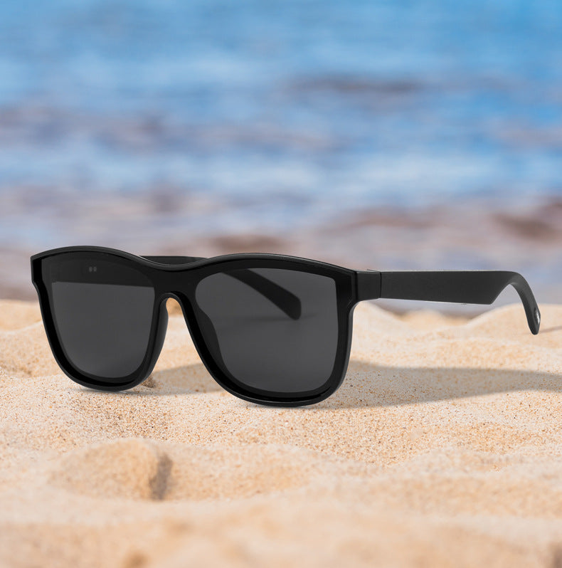 Nuevas gafas KY03 semiabiertas con Bluetooth, llamadas de música, control de voz, gafas de sol deportivas, gafas inteligentes