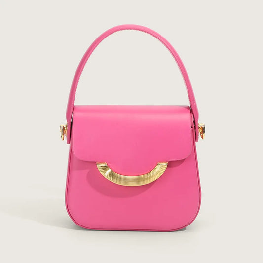 Bolso pequeño cuadrado para mujer, versátil mini bolso cruzado con cadena