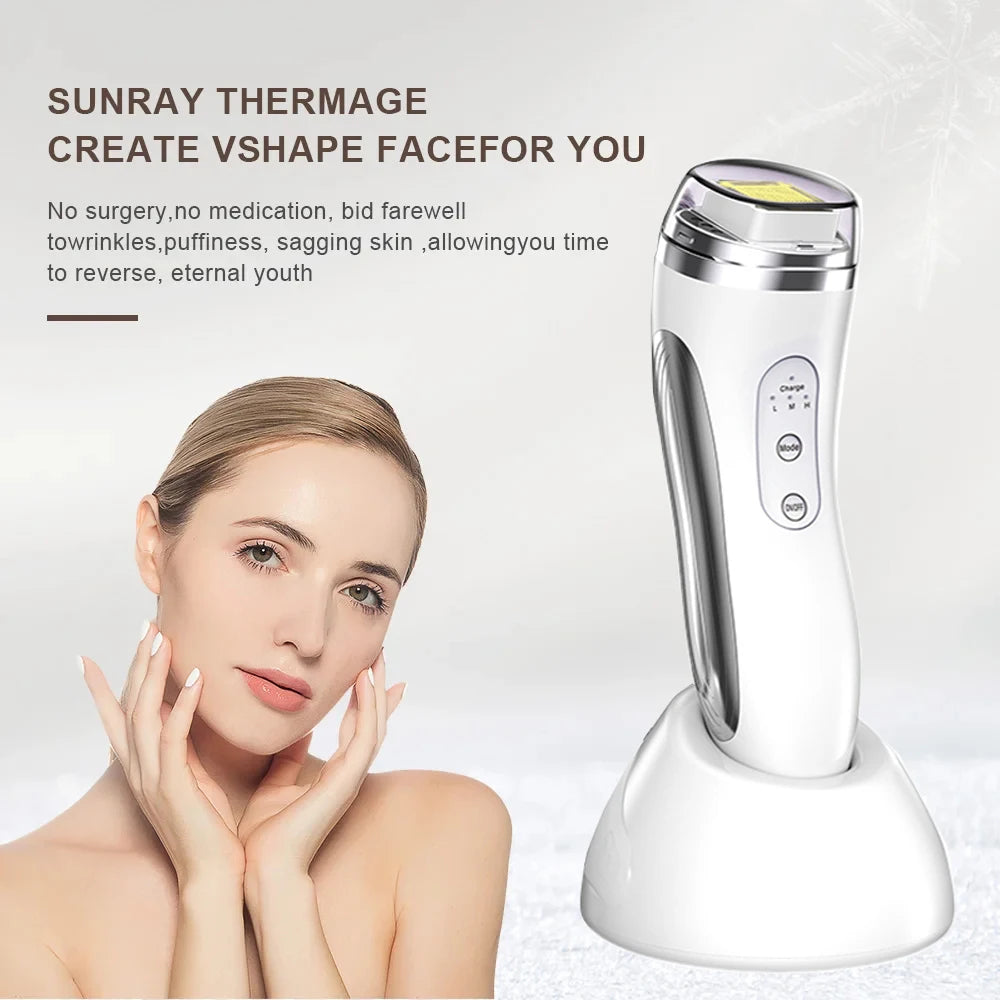 Máquina eléctrica de lifting facial con matriz de puntos, reafirmante de la piel, rejuvenecimiento, eliminación de arrugas, masajeador facial