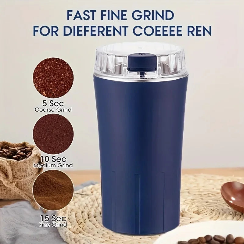 Molinillo de café eléctrico multifuncional con control de una sola pulsación, procesador de alimentos, licuadora para espresso, frutos secos.