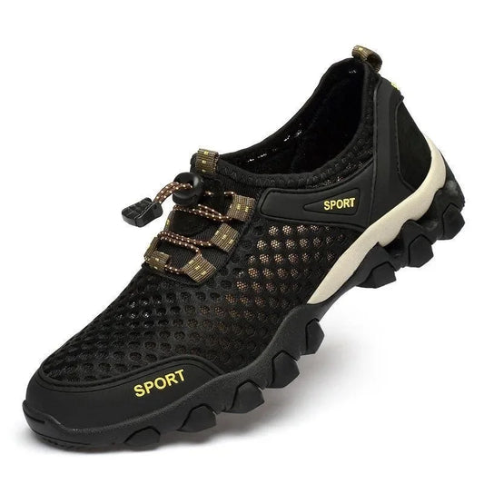 Zapatos deportivos de malla para hombre, transpirables, ligeros, antideslizantes