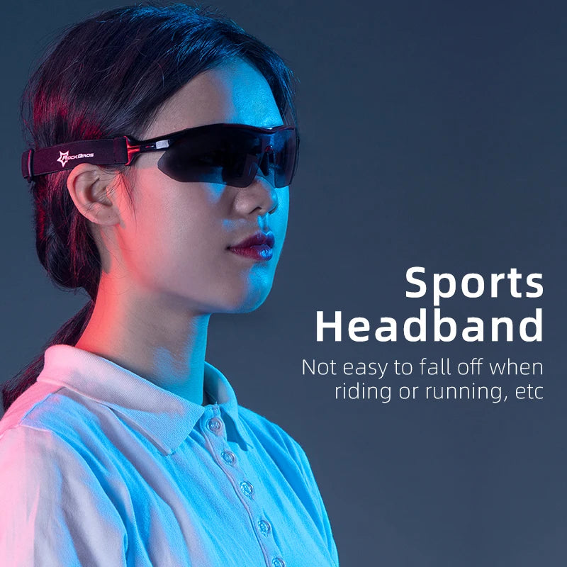 Gafas de sol deportivas polarizadas ROCKBROS para hombre, ciclismo de carretera, gafas de protección para ciclismo de montaña, 5 lentes