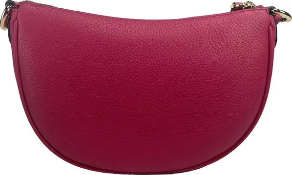 Dover Small Pink Half Moon Crossbody Bag Purse