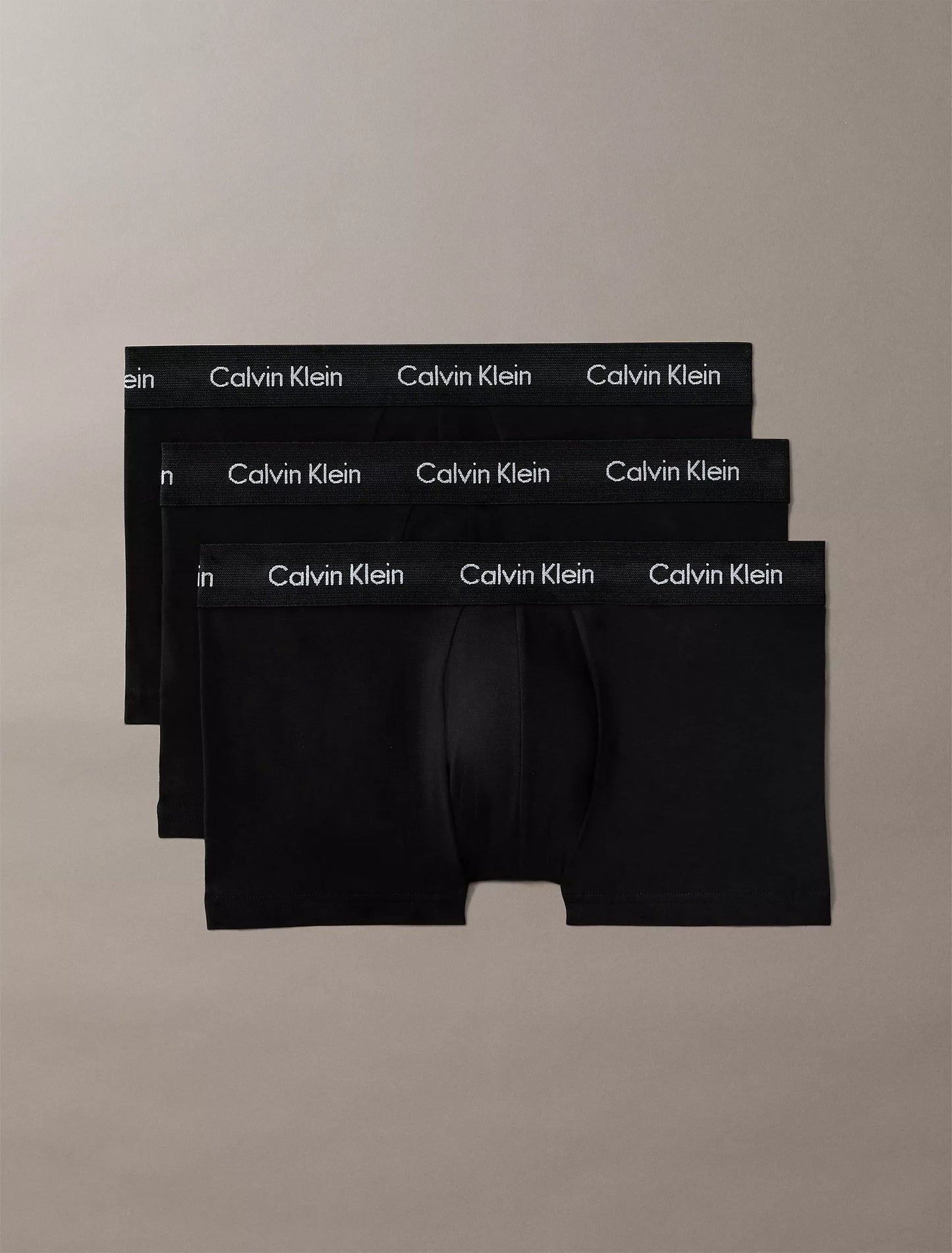 Cklein Cotton Stretch 3-Pack Low Rise Trunk
