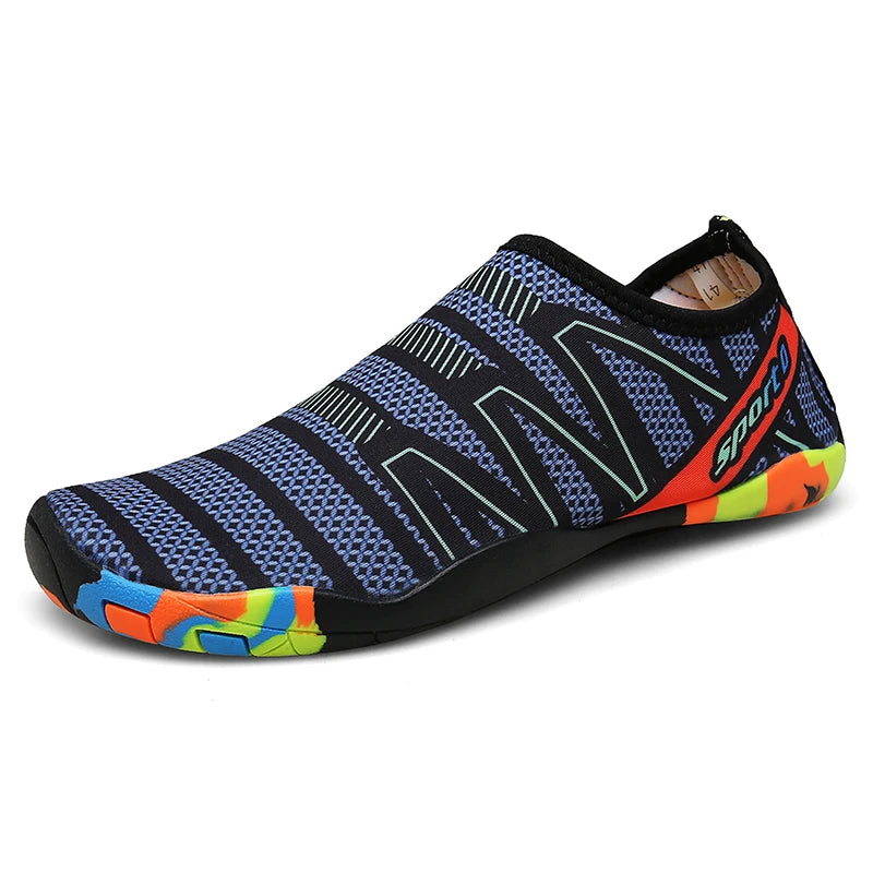 Zapatos acuáticos de secado rápido para playa, unisex, para natación, surf, descalzos, contra corriente, ligeros, para verano
