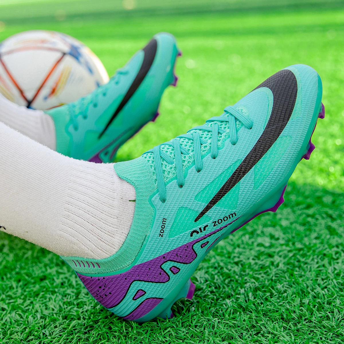 Botas de fútbol profesionales para hombre y mujer, edición 2025, para jóvenes y adultos, clavos largos