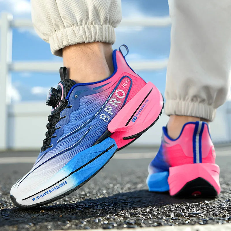 Zapatillas deportivas con placa de carbono, ligeras y transpirables para mujer