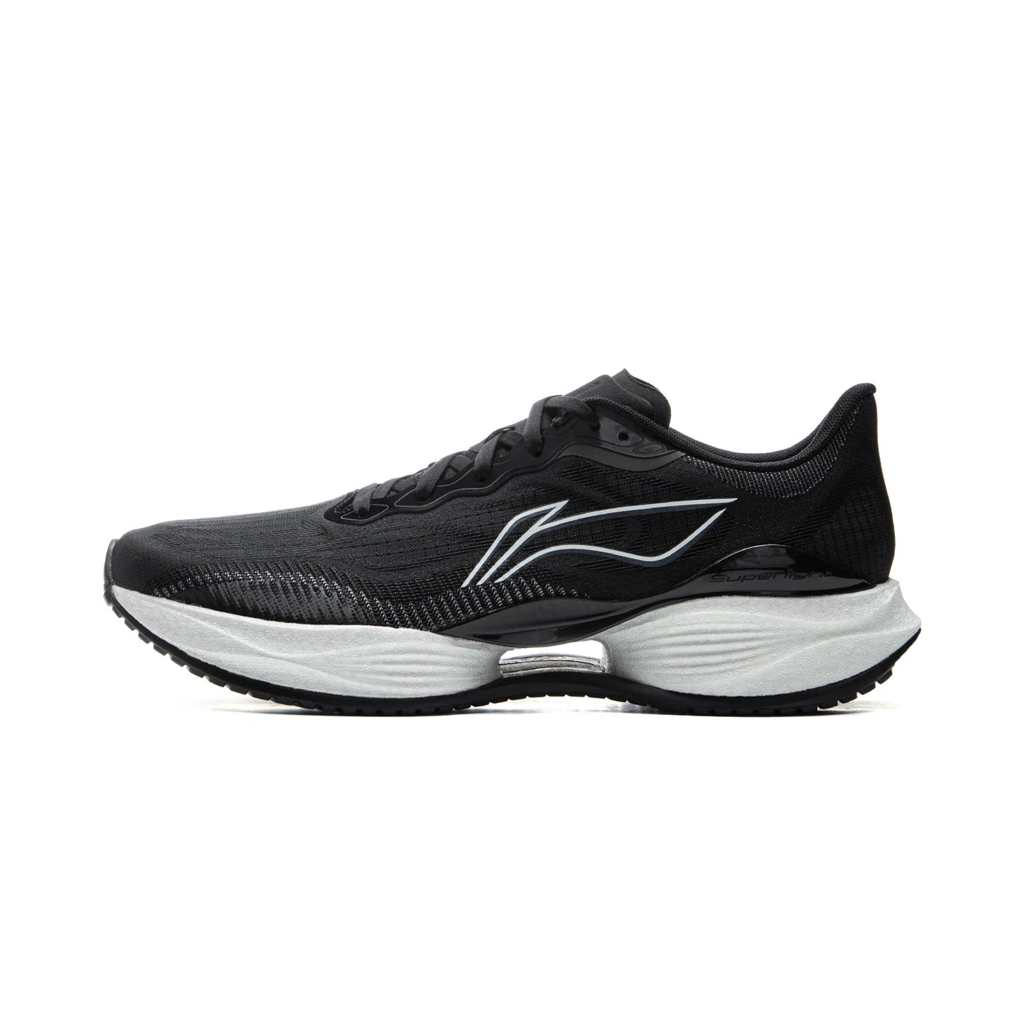 Zapatillas de running ligeras Li-Ning SUPER LIGHT 22 para hombre con amortiguación TEMPO BOUNSE y forro de fibra BOOM, antideslizantes