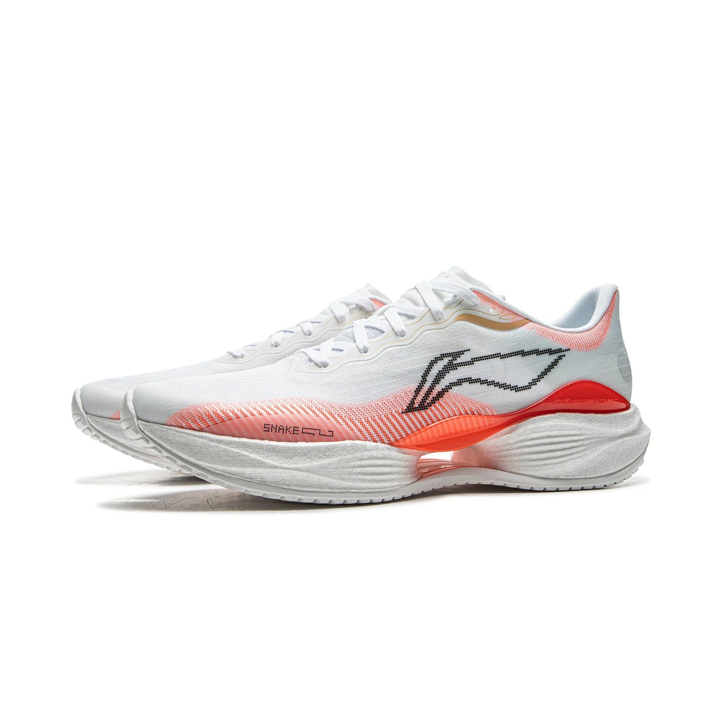 Zapatillas de running ligeras Li-Ning SUPER LIGHT 22 para hombre con amortiguación TEMPO BOUNSE y forro de fibra BOOM, antideslizantes