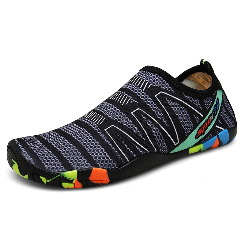 Zapatos acuáticos de secado rápido para playa, unisex, para natación, surf, descalzos, contra corriente, ligeros, para verano
