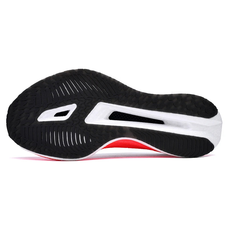 HOMBRE - zapatillas de running, informales, transpirables, con superficie de malla y placa de carbono, suela de goma