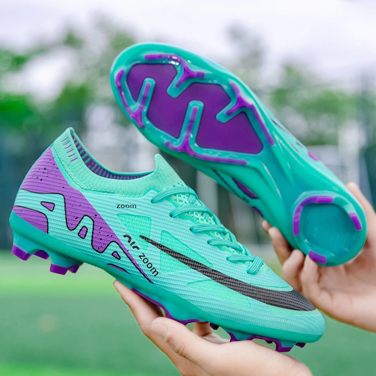 Botas de fútbol profesionales para hombre y mujer, edición 2025, para jóvenes y adultos, clavos largos