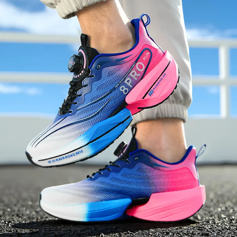 Zapatillas deportivas con placa de carbono, ligeras y transpirables para mujer