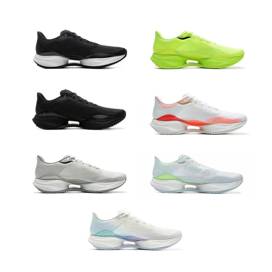 Zapatillas de running ligeras Li-Ning SUPER LIGHT 22 para hombre con amortiguación TEMPO BOUNSE y forro de fibra BOOM, antideslizantes