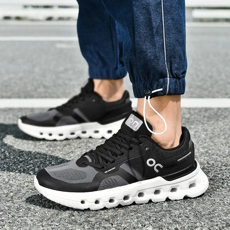 Zapatillas de running para hombre, cómodas, transpirables, de malla, informales, de moda, para correr, caminar, entrenamiento