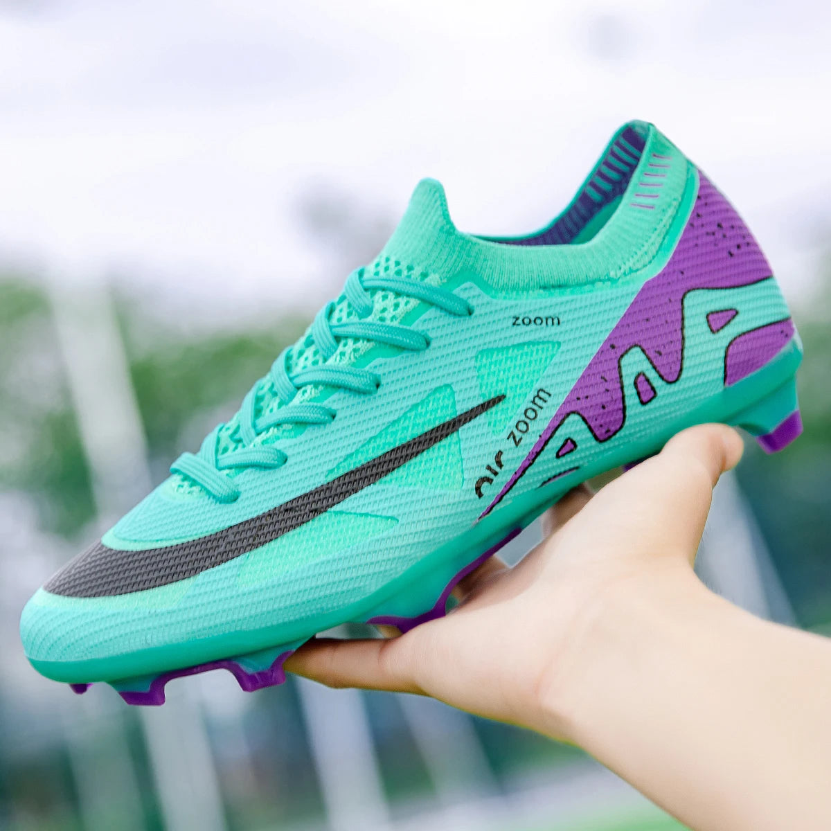 Botas de fútbol profesionales para hombre y mujer, edición 2025, para jóvenes y adultos, clavos largos