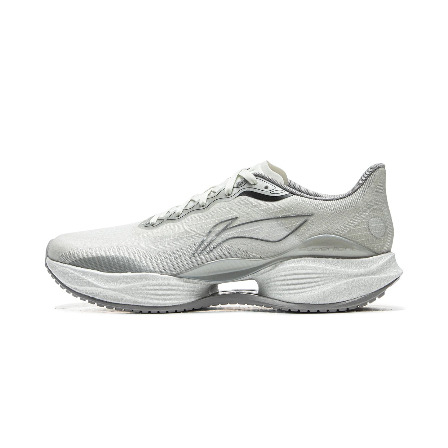 Zapatillas de running ligeras Li-Ning SUPER LIGHT 22 para hombre con amortiguación TEMPO BOUNSE y forro de fibra BOOM, antideslizantes