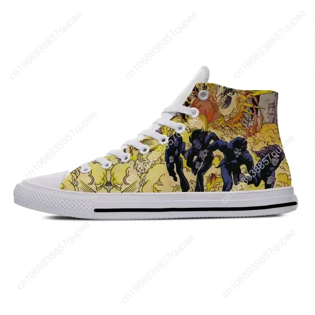 Lizzy Hard Rock Band - Zapatillas de tela informales, ligeras, transpirables y con estampado 3D, para hombre y mujer
