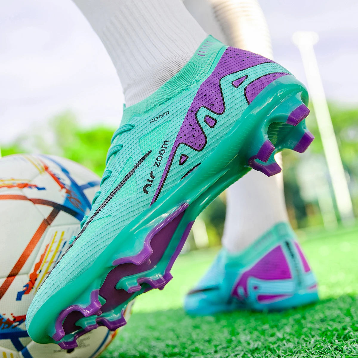 Botas de fútbol profesionales para hombre y mujer, edición 2025, para jóvenes y adultos, clavos largos