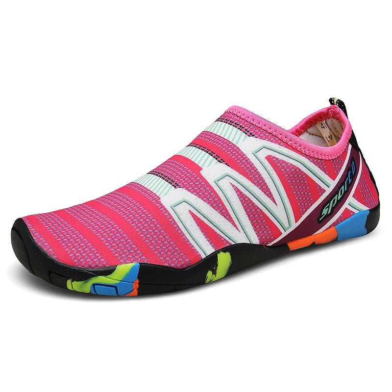Zapatos acuáticos de secado rápido para playa, unisex, para natación, surf, descalzos, contra corriente, ligeros, para verano