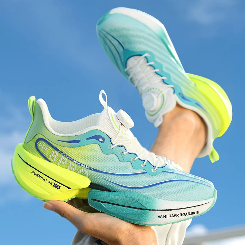 Zapatillas deportivas con placa de carbono, ligeras y transpirables para mujer