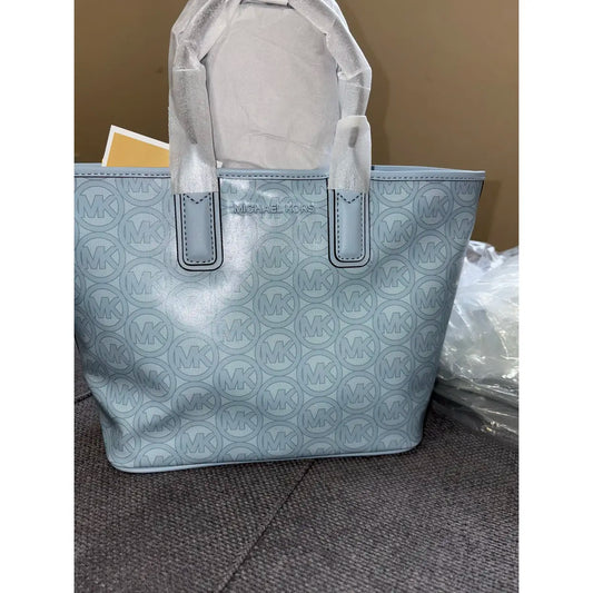VCOLL Bolso mini tote Michael Kors nuevo en embalaje original, hermoso color azul claro